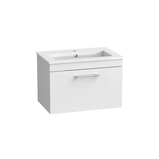 Tavistock Kew 600 Wall Mounted 1 Drawer Unit Gloss White | KW6W1-GW - Envy Bathrooms Ltd