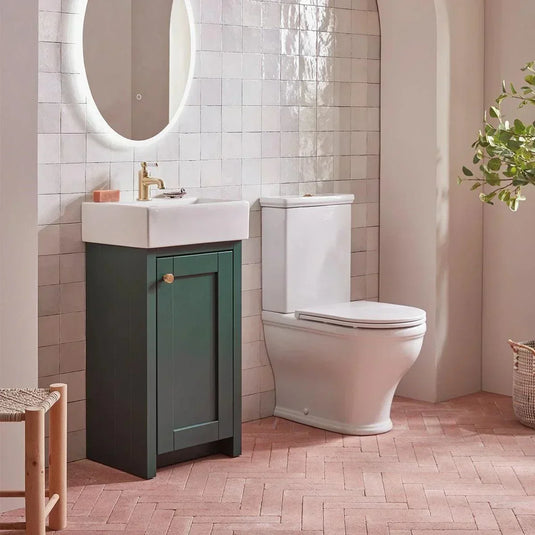 Tavistock Lansdown 430mm Floorstanding Vanity Unit - Sherwood Green - LAN400C.SDG - Envy Bathrooms Ltd