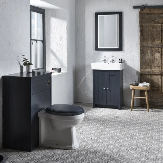 Tavistock Lansdown 570 Back to Wall Toilet Unit in Matt Dark Grey - LAN560BTW.DGM - Envy Bathrooms Ltd