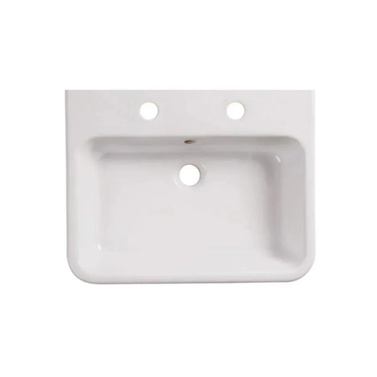 Tavistock Lansdown 570mm 2TH Basin - White - DC14001 - Envy Bathrooms Ltd
