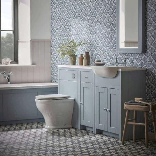 Tavistock Lansdown 570mm Back to Wall Toilet Unit - Mineral Blue - Envy Bathrooms Ltd