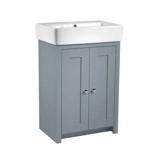 Tavistock Lansdown 575mm Floorstanding Vanity Unit - Mineral Blue - LAN550B.MB - Envy Bathrooms Ltd