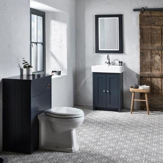 Tavistock Lansdown 600mm Frame For Illuminated Mirror - Matt Dark Grey - LAN55MF.DGM - Envy Bathrooms Ltd