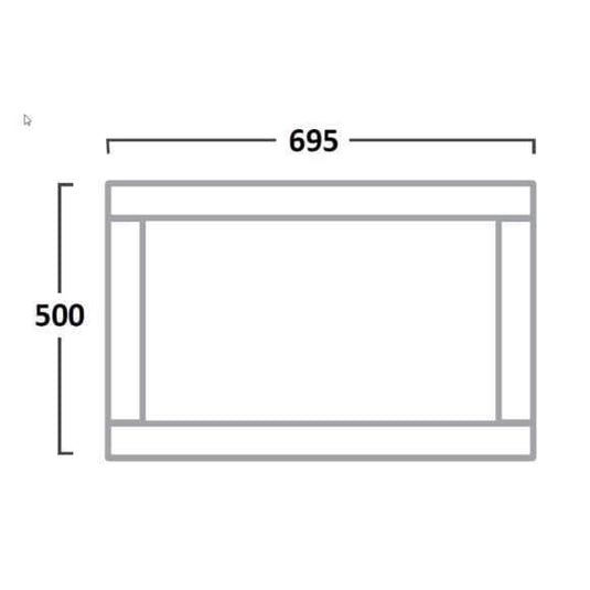 Tavistock Lansdown 700mm End Bath Panel - Linen White - Envy Bathrooms Ltd