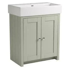 Tavistock Lansdown 700mm Floorstanding Vanity Unit - Pebble Grey - LAN700B.PG - Envy Bathrooms Ltd