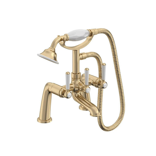 Tavistock Lansdown Bath Shower Mixer Tap - Brushed Brass - TLD4204 - Envy Bathrooms Ltd