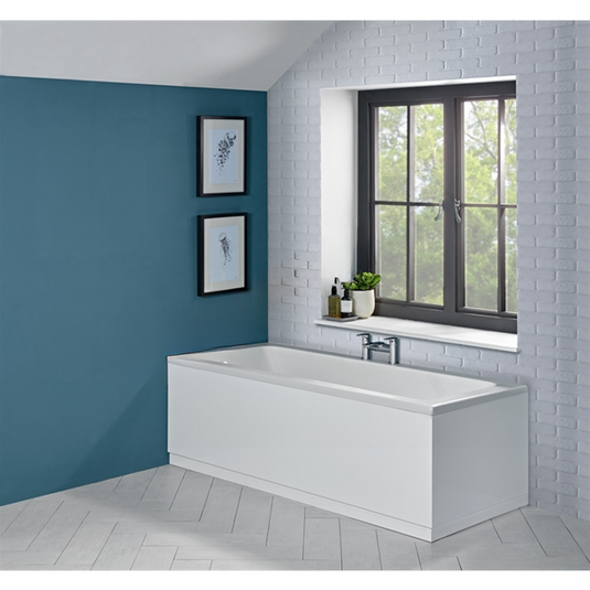 Tavistock Levant 1700mm Panel and Plinth White | LPPL17W - Envy Bathrooms Ltd