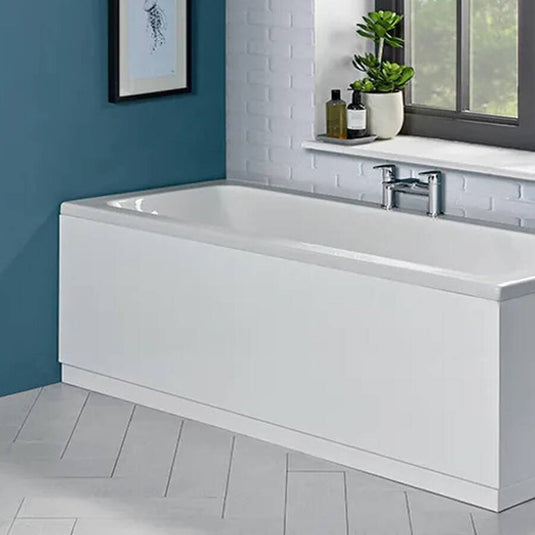 Tavistock Levant 1700mm White Isocore Front Bath Panel | DC5001 - Envy Bathrooms Ltd
