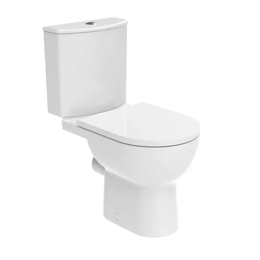 Tavistock Levant Rimless Close Coupled WC Pack with PP Soft Close Seat - White - DC14068 - Envy Bathrooms Ltd