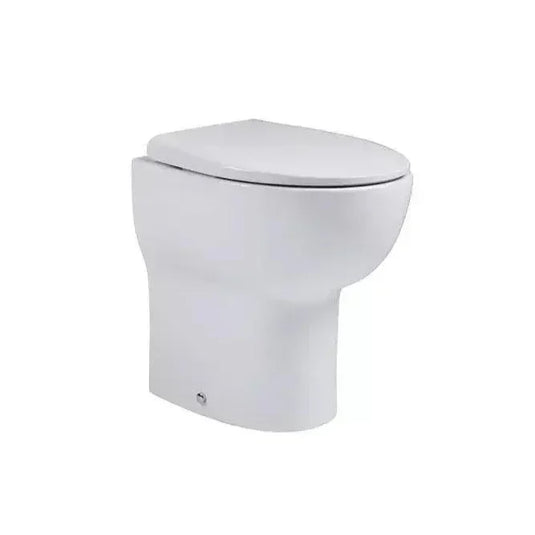 Tavistock Loft Comfort Height Back to Wall Rimless Pan - White - DC14027 - Envy Bathrooms Ltd