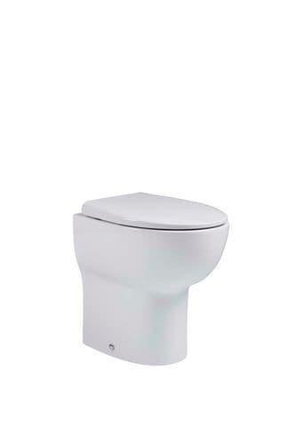 Tavistock Loft Comfort Height Open Back Close Coupled Pan - White - DC14034 - Envy Bathrooms Ltd