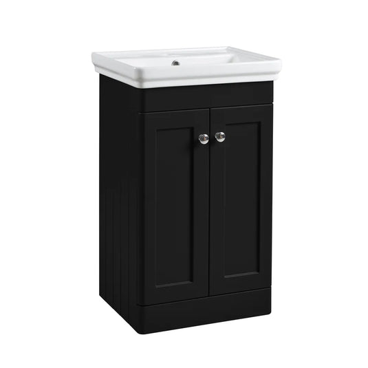 Tavistock Marston 500 Floor Mounted Vanity Unit Matt Black | MS500F.BLK - Envy Bathrooms Ltd