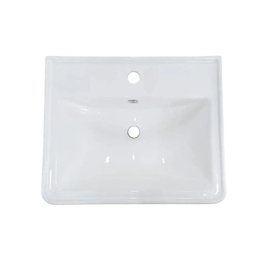 Tavistock Marston 600mm Basin 1TH - White - MS600CS - Envy Bathrooms Ltd