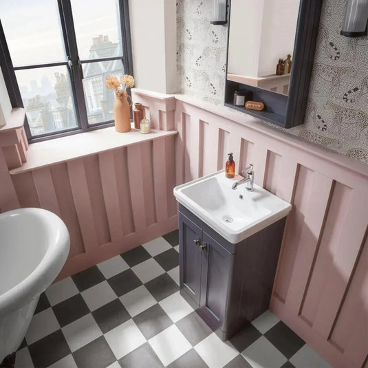 Tavistock Marston 600mm Vanity Unit - Matt Dark Grey - MS600F.DGM - Envy Bathrooms Ltd