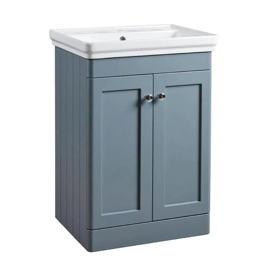 Tavistock Marston 600mm Vanity Unit - Matt Spruce - MS600F.MSP - Envy Bathrooms Ltd