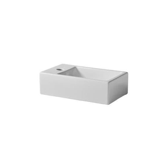 Tavistock Matrix 400mm Wall Hung Cloakroom Basin (LH) - Envy Bathrooms Ltd