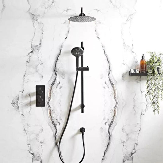 Tavistock Merit Dual Function Concealed Shower System - Matt Black - SMT1612 - Envy Bathrooms Ltd
