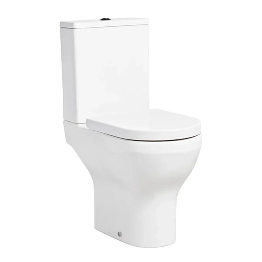 Tavistock Micra Evo Comfort Height Open Back Close Coupled Pan - White - PC950S - Envy Bathrooms Ltd