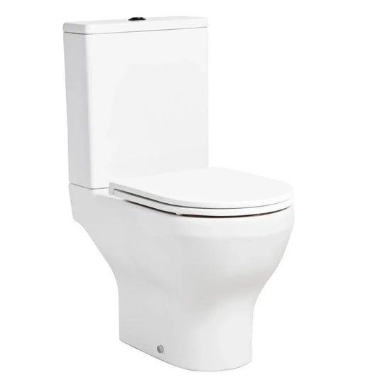 Tavistock Micra Evo Rimless Open Back Close Coupled Pan - White - P950S - Envy Bathrooms Ltd