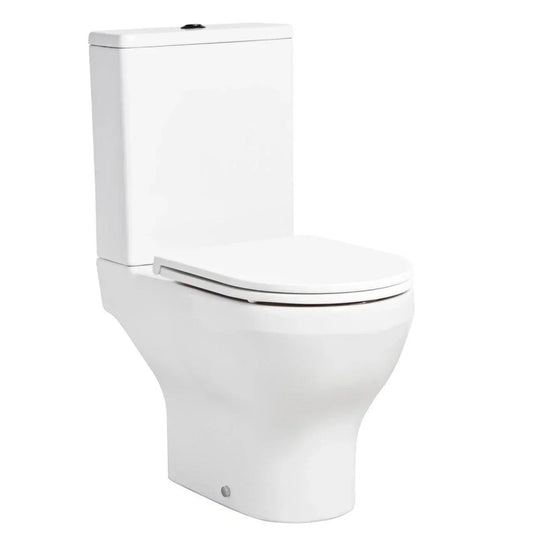 Tavistock Micra Evo Rimless Open Back Close Coupled Pan - White - P950S - Envy Bathrooms Ltd