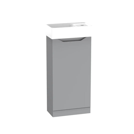 Tavistock Nimble 400 Cloakroom Unit Matt Light Grey | NIM400F.MG - Envy Bathrooms Ltd