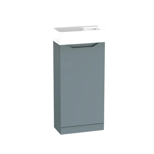 Tavistock Nimble 400 Cloakroom Unit Matt Mineral Blue | NIM400F.MB - Envy Bathrooms Ltd