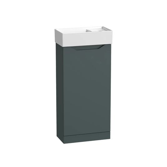 Tavistock Nimble 400 Cloakroom Unit Matt Viridian Green | NIM400F.VRG - Envy Bathrooms Ltd