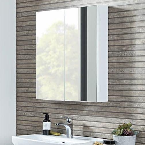 Tavistock Observe 600 Double Door Mirror Cabinet - OB60W - Envy Bathrooms Ltd