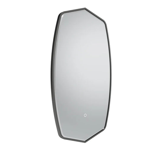 Tavistock Oxygen 450 Decagon Illuminated Mirror Gunmetal | XGM45T-GM - Envy Bathrooms Ltd