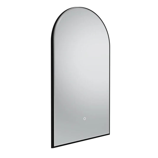 Tavistock Oxygen 500 Arch Illuminated Mirror Matt Black | XGM50A-BL - Envy Bathrooms Ltd