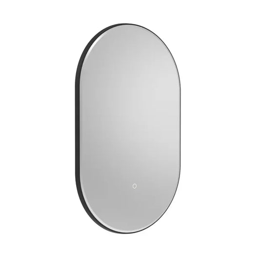 Tavistock Oxygen 500mm Pill Mirror - Black - XGM50P-BL - Envy Bathrooms Ltd