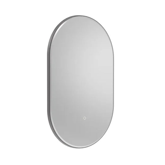 Tavistock Oxygen 500mm Pill Mirror - Gunmetal Grey - XGM50P-GM - Envy Bathrooms Ltd