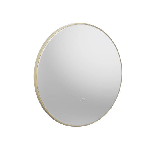 Tavistock Oxygen 600mm Round Illuminated Mirror - Brass - XGM60C-BR - Envy Bathrooms Ltd