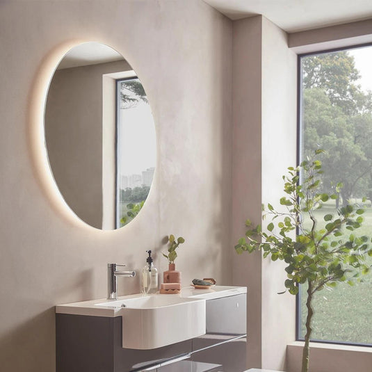 Tavistock Portal 600mm Illuminated Round Mirror - PTM60C - Envy Bathrooms Ltd