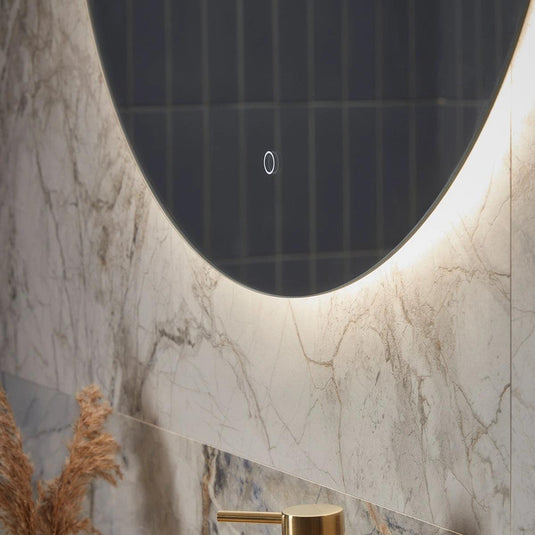 Tavistock Portal 800mm Illuminated Round Mirror - PTM80C - Envy Bathrooms Ltd