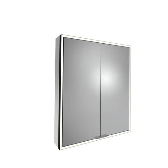 Tavistock Portrait 600 x 700mm Double Door Bathroom Cabinet - Black - PTC060-BL - Envy Bathrooms Ltd