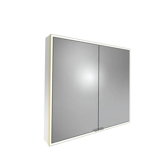 Tavistock Portrait 800 x 700mm Double Door Bathroom Cabinet - Brushed Brass - PTC080-BR - Envy Bathrooms Ltd