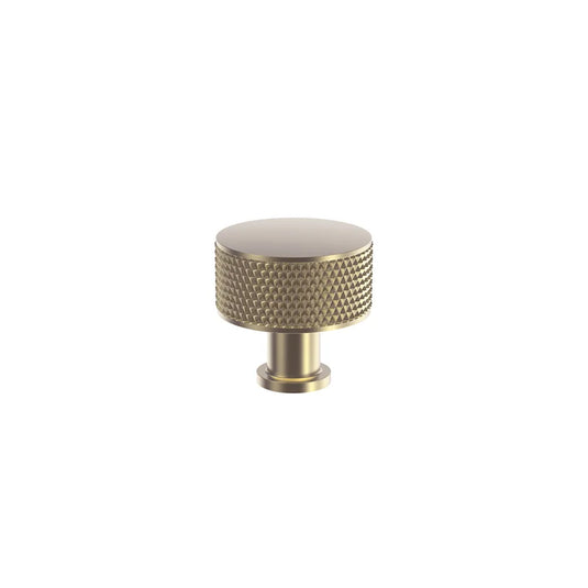 Tavistock Quinn Knob Brushed Brass (x3) | QUIH.Ax3 - Envy Bathrooms Ltd