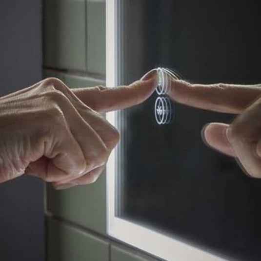 Tavistock Resonate 500 LED Mirror Inc Bluetooth Speakers - Chrome - RSM050 - Envy Bathrooms Ltd