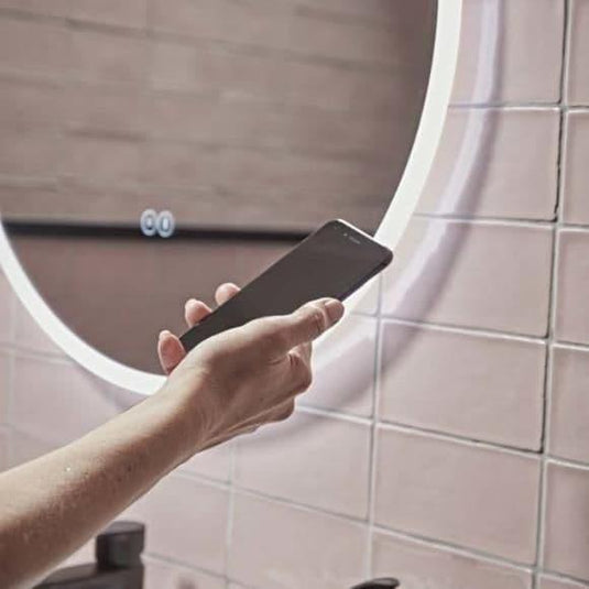 Tavistock Resonate 600 LED Mirror Inc Bluetooth Speakers - Chrome - RSM600C - Envy Bathrooms Ltd