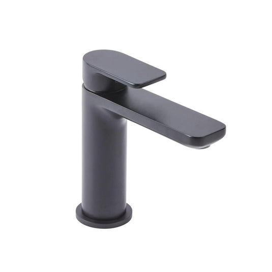 Tavistock Savour Basin Mono Mixer Tap with Click Waste - Matt Black - TSV1103 - Envy Bathrooms Ltd