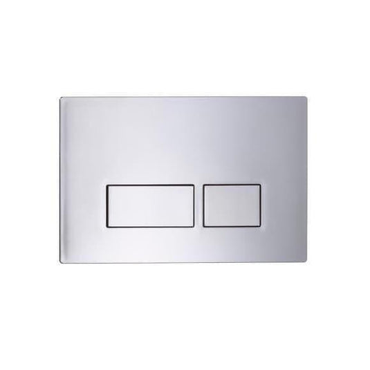 Tavistock Square Flush Push Plate - Chrome - Envy Bathrooms Ltd