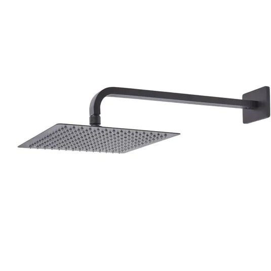 Tavistock Square Shower Arm - Black - SVARM14 - Envy Bathrooms Ltd