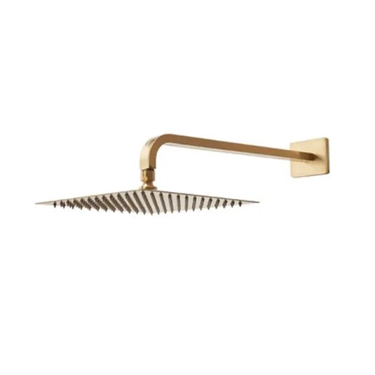Tavistock Square Shower Arm - Brass - SVARM15 - Envy Bathrooms Ltd