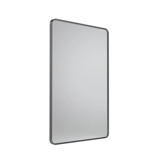 Tavistock Verge 450 x 700mm Gunmetal Framed Non-Illuminated Mirror - VRM045-GM - Envy Bathrooms Ltd