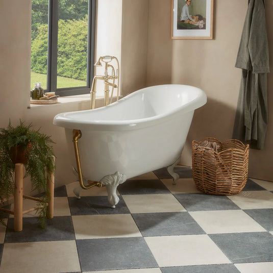 Tavistock Vitoria 1500 Single Ended Slipper Bath - DC17012 - Envy Bathrooms Ltd