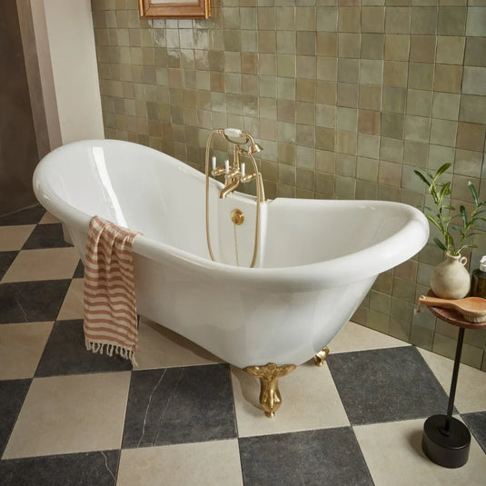 Tavistock Vitoria 1700 Double Ended Slipper Bath - DC17013 - Envy Bathrooms Ltd