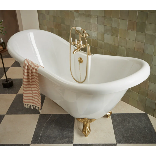 Tavistock Vitoria 1700 Double Ended Slipper Bath - DC17013 - Envy Bathrooms Ltd