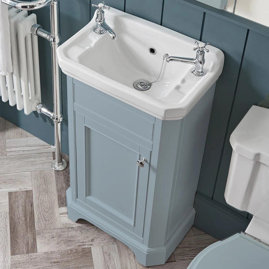 Tavistock Vitoria 500mm Cloakroom Unit - Mineral Blue - VT50FMB - Envy Bathrooms Ltd