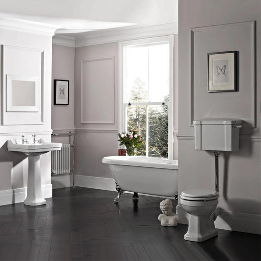 Tavistock Vitoria 610 x 505mm Basin & Pedestal (2H) - Envy Bathrooms Ltd